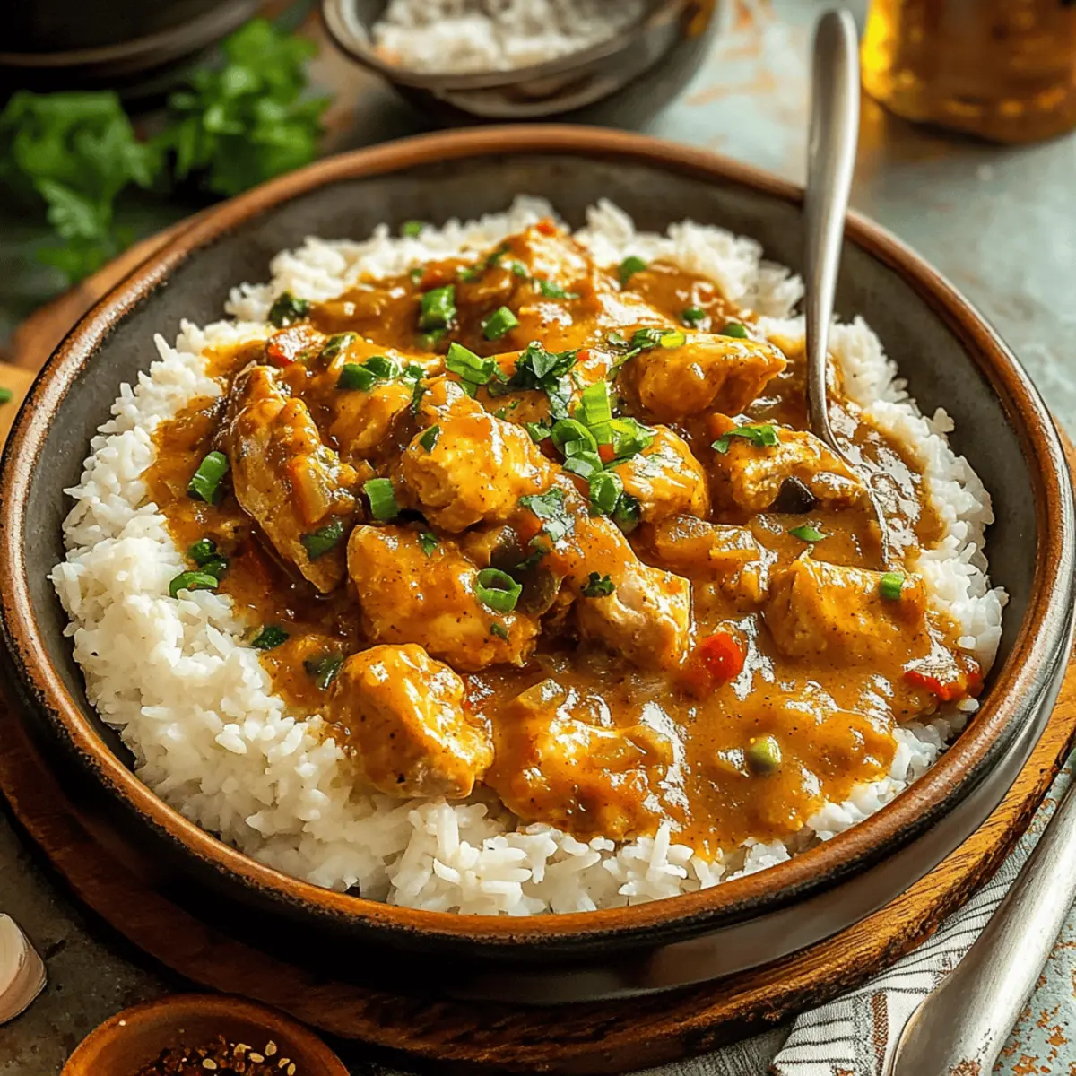 Savory Chicken Étouffée: Comfort Food for Cozy Nights